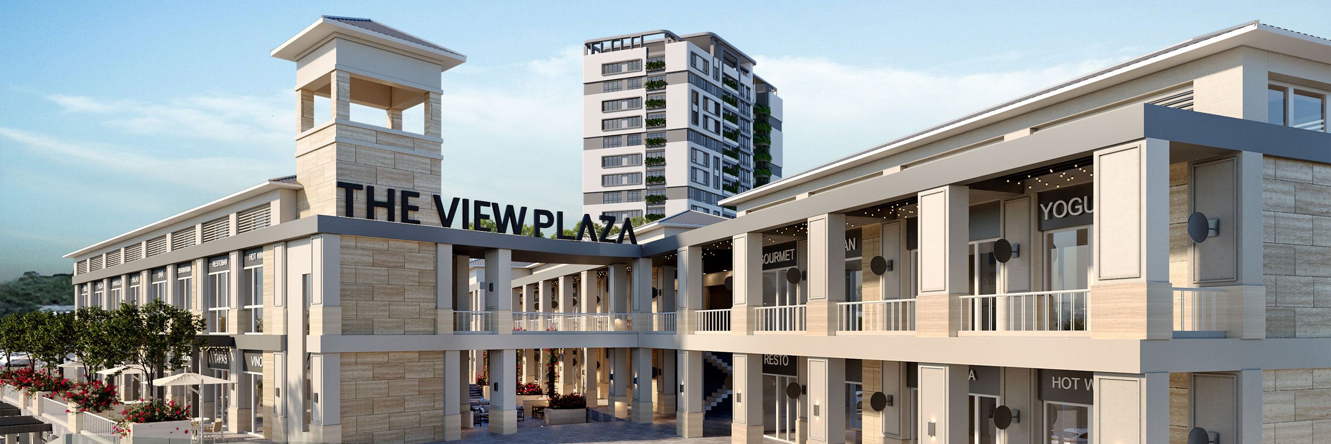 Ciudad Vistana, Vistana Village, Vistana Tower y The View Town Center